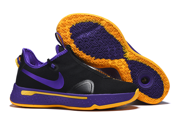 Jordan CP3 IV Black Purple Yellow Shoes - Click Image to Close